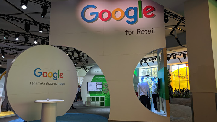 The Google for Retail installation at a Google partner event