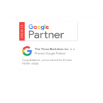 The Three Marketers is now a Premier Google Partner