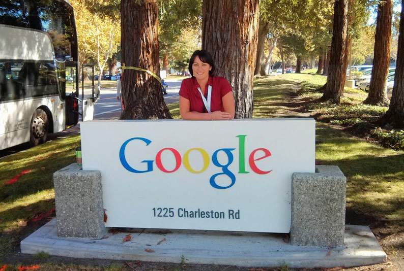 Karine Kugler at Googleplex