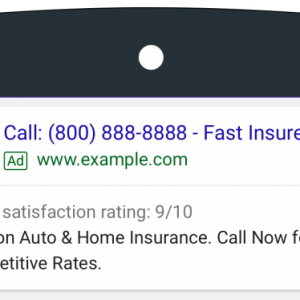 Google Ad Call Extension